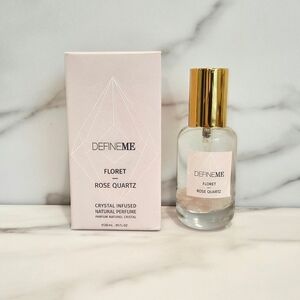 DefineMe Fragrance Floret Rose Quartz Crystal Infused 28ml NEW IN BOX Retail $48